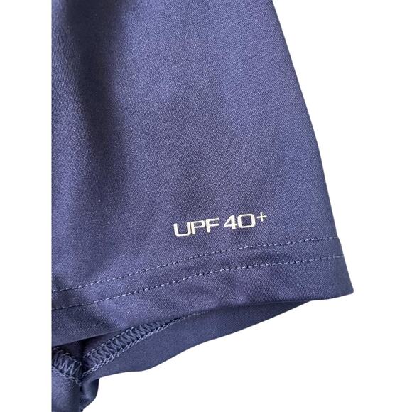 Nike Swim Men's Navy Blue Dri-Fit UPF 40+ Short Sleeve Shirt Size Large - Picture 6 of 11
